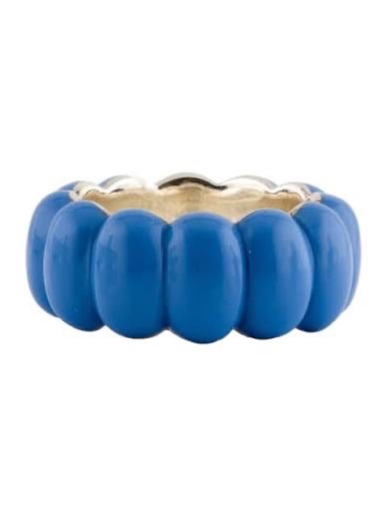 Mejuri Jewelry - MEJURI PUFFY CHARLOTTE ENAMEL RING SKY